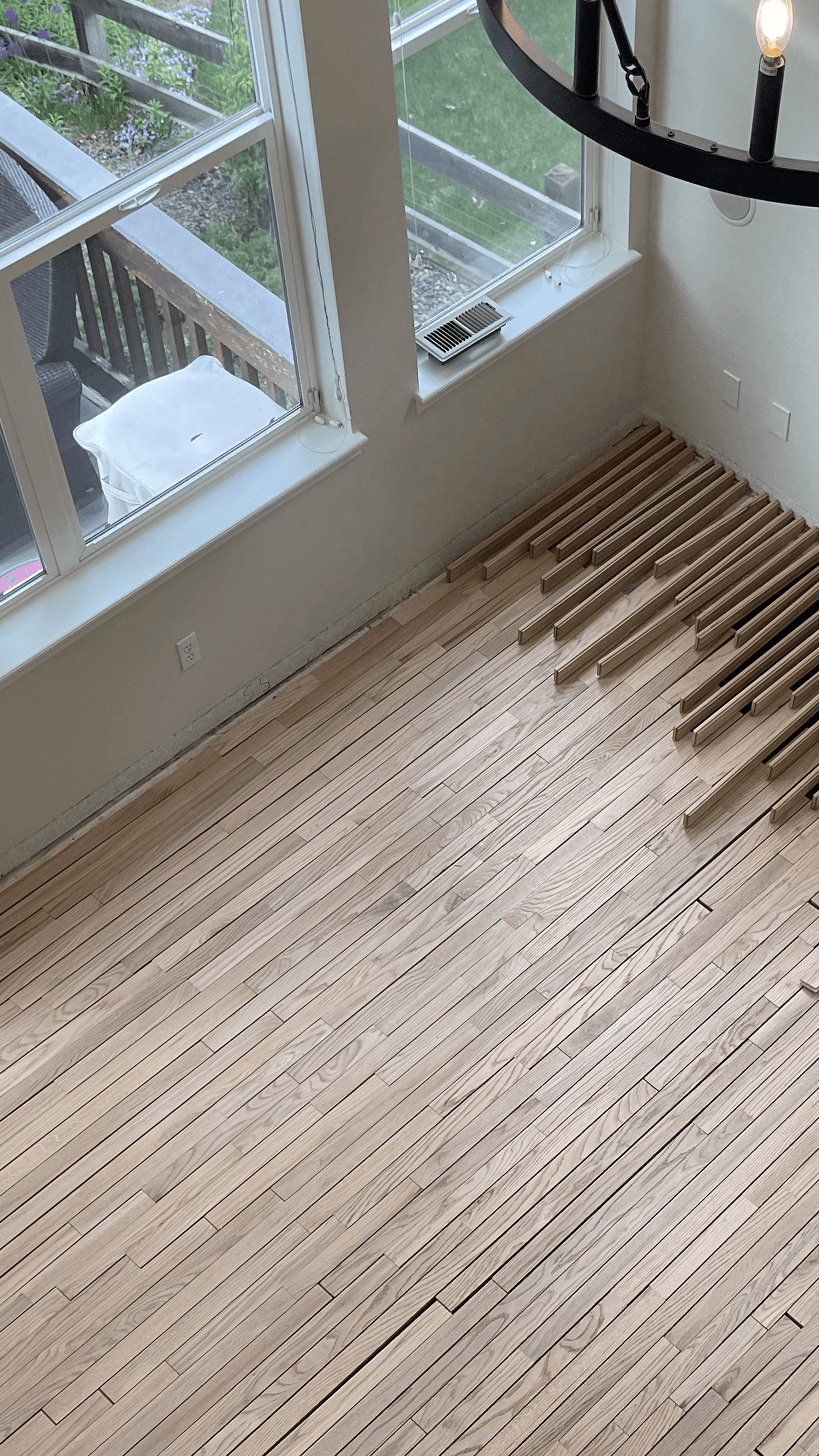 Room before new flooring